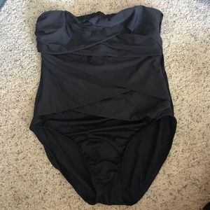 Black One-Piece Miraclesuit Swim